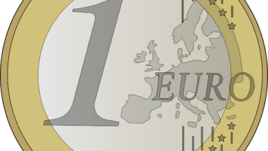 euro, coin, money