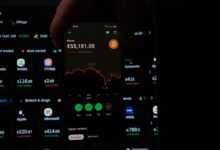 A person holding a cell phone in their hand