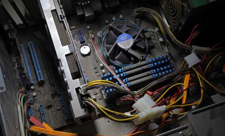 pc, computer, motherboard