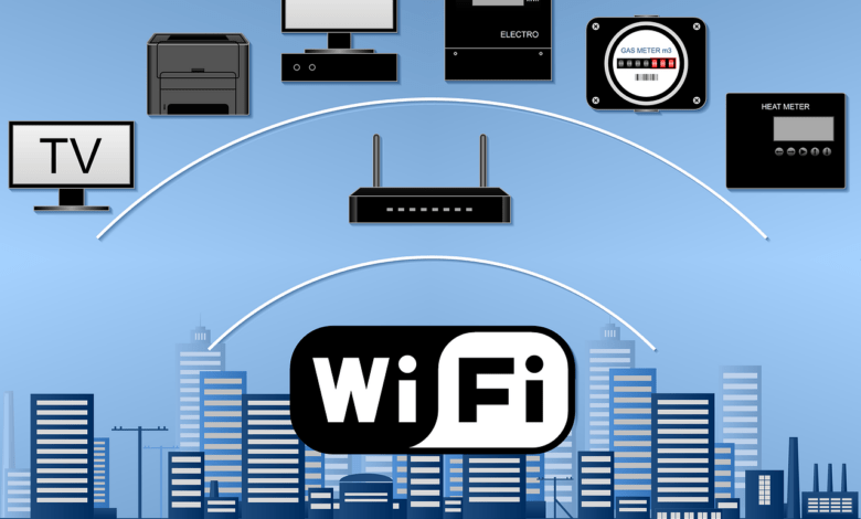 wi-fi, network, router