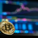 gold-colored Bitcoin