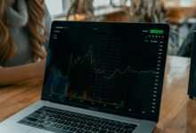 black and silver laptop computer